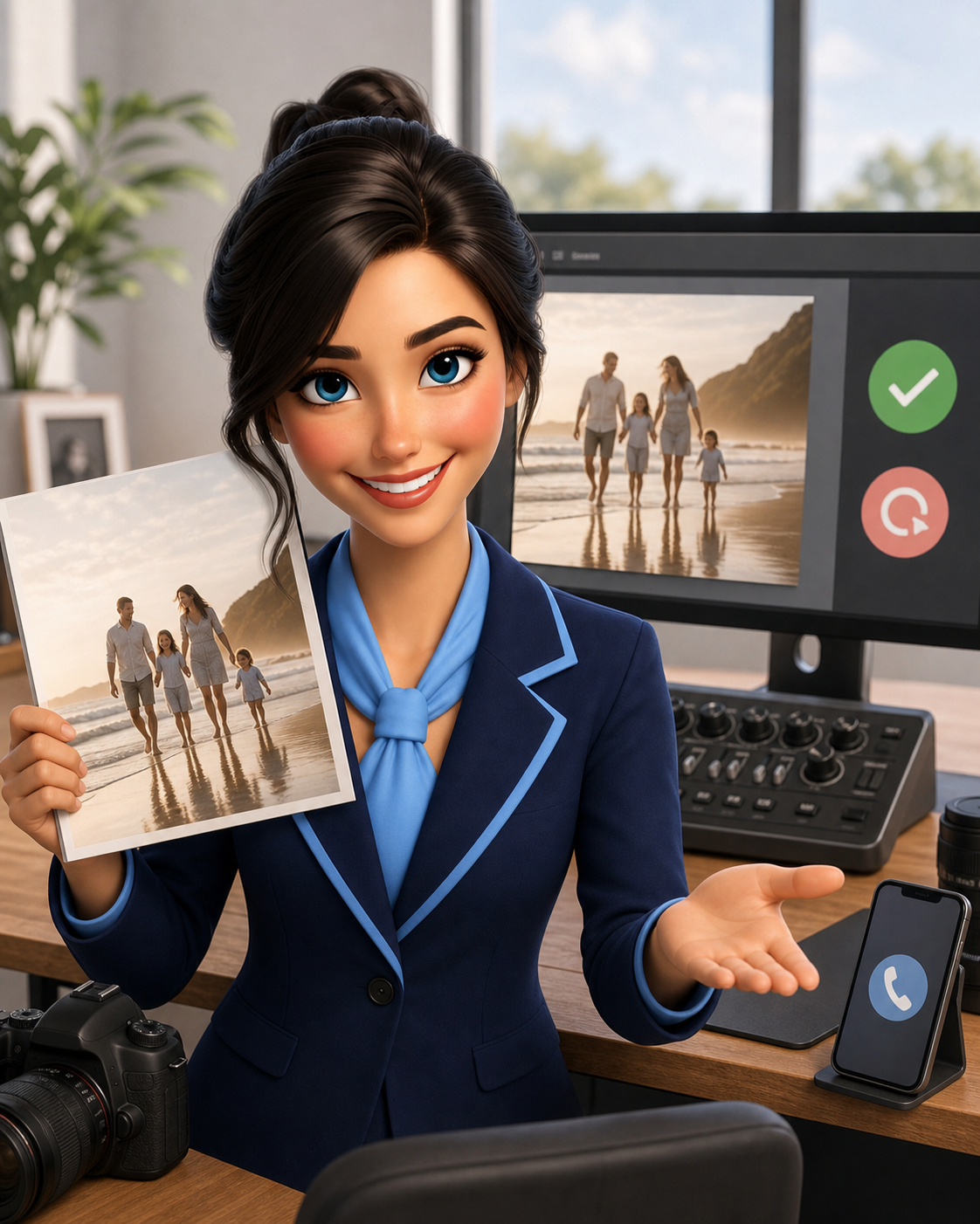 Patsy acting as a transparent AI copilot with a draft, approval controls, manual controls, and human help available